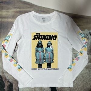 Vans White Long Sleeve Tee with The Shining Graphic